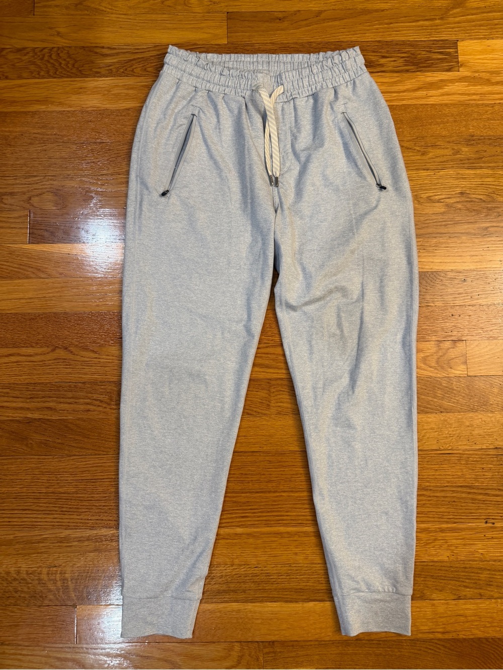 Vuori Ponto Performance Jogger in Platinum Heather (Light Gray) - Size Small